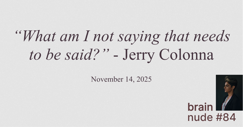 v important note to self 11/14/25