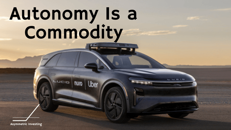 Uber and Commoditizing Autonomous Driving