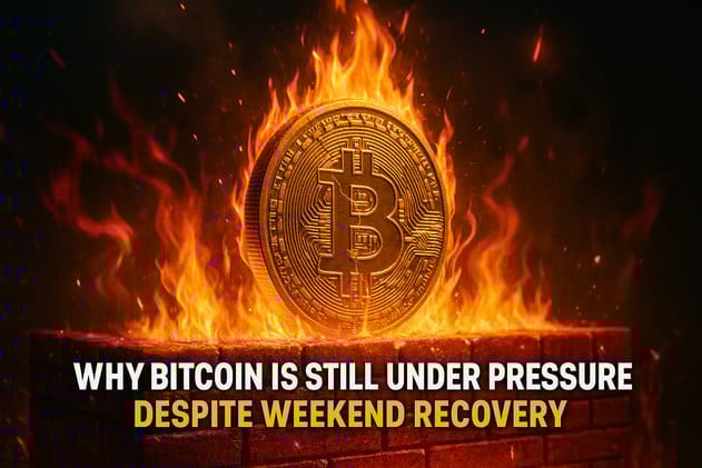 Why Bitcoin Is Still Under Pressure Despite Weekend Recovery