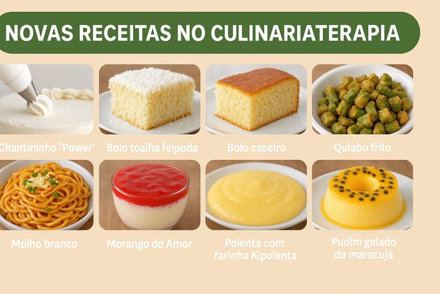 Boletim Informativo – Novidades no Culinariaterapia