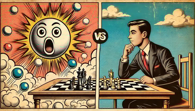 Be a Chess Master, Not a Ping-Pong Ball