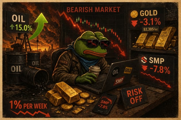 Oil, Gold and Bitcoin