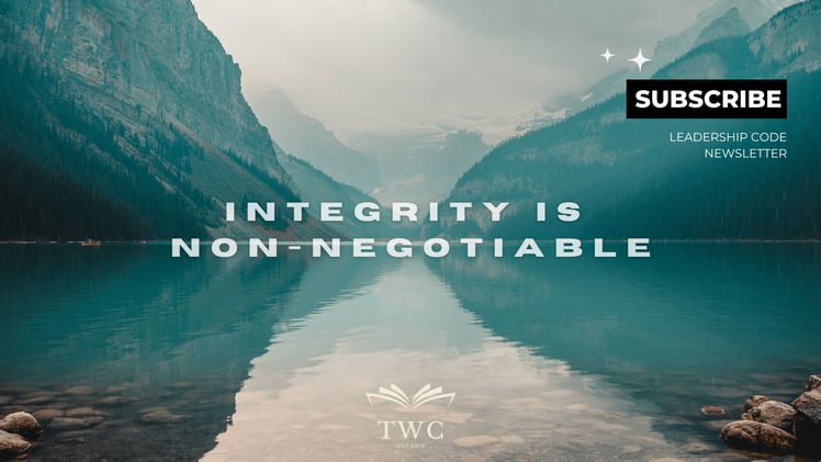 Integrity Is Non-Negotiable