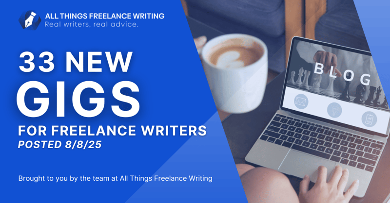8/8 Freelance Writing Jobs Newsletter