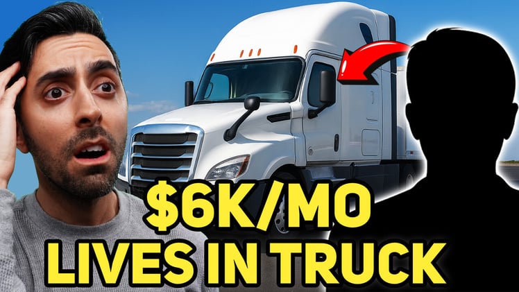 He's 31, Makes $6K Per Month But Lives in His TRUCK