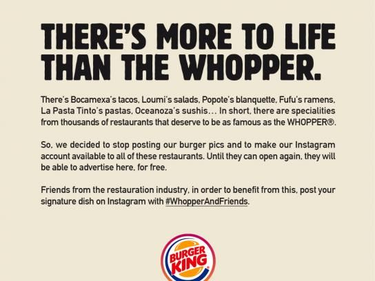 26-JAN-2026 | Burger King’s Genius “More To Life” Corona Campaign