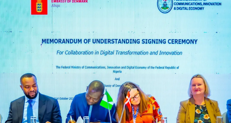 🤝Nigeria, Denmark Sign MoU to Boost Digital Innovation