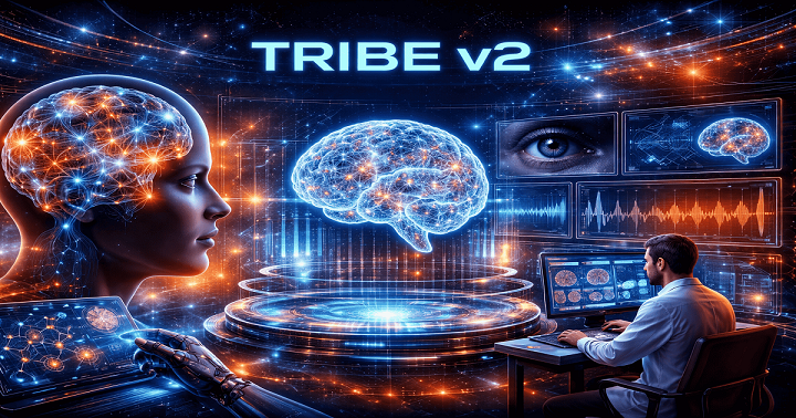 TRIBE v2: modelo de IA da Meta prevê atividade cerebral em alta resolução