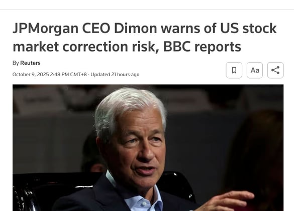 Why he thinks market will drop soon?