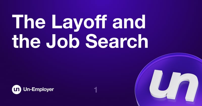 The layoff and the job search