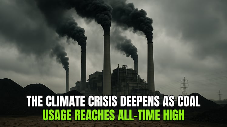 🌱 The Climate Crisis Deepens as Coal Usage Reaches All-Time High 🌋🌍