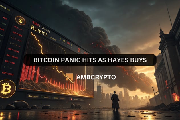 Bitcoin panic hits as Hayes buys