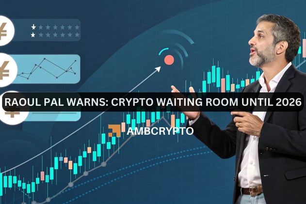 Raoul Pal warns: Crypto waiting room until 2026