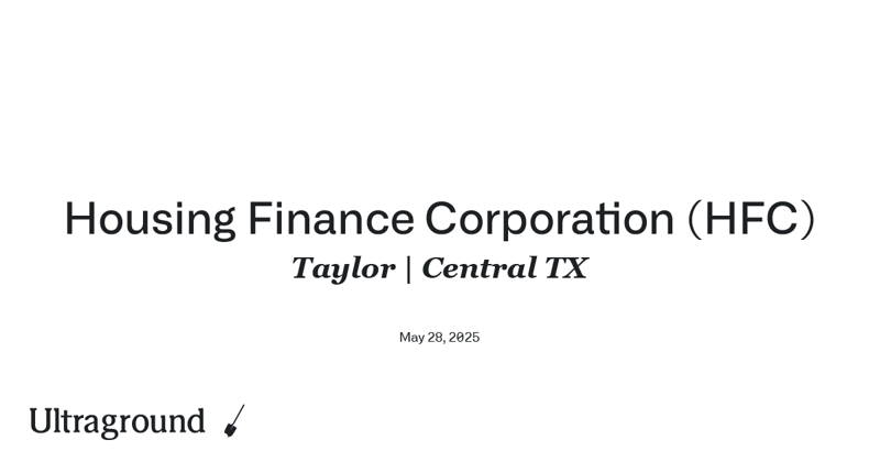 Taylor | 321-Unit HFC