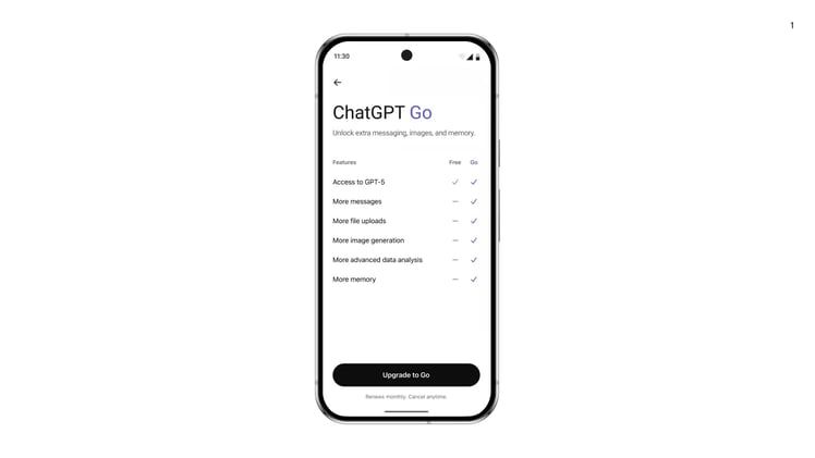 🌐 ChatGPT Go launches in 16 nations