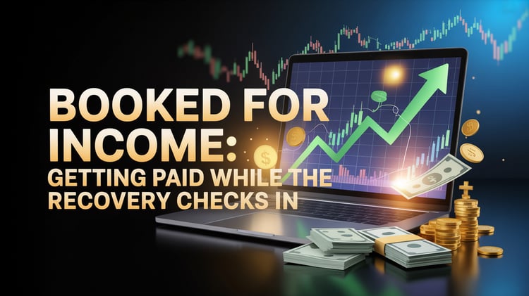 Booked For Income: Getting Paid While the Recovery Checks In