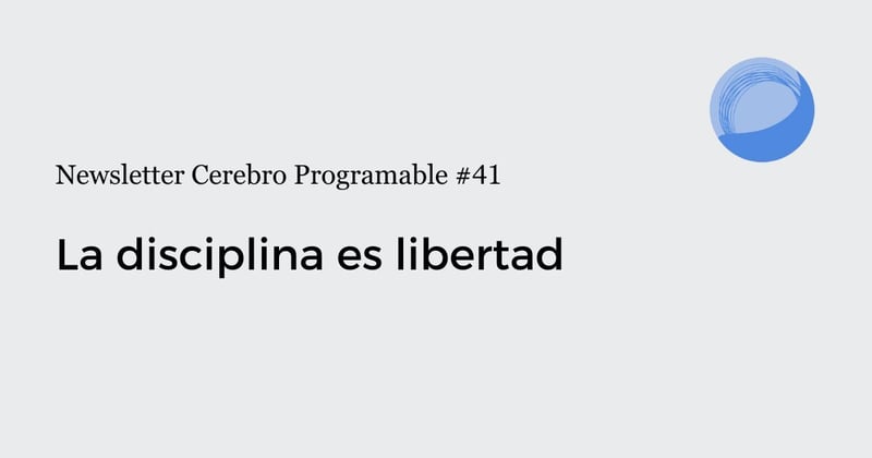 Disciplina = Libertad
