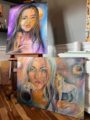 Christmas is almost here! Reply to this email to win an original painting...