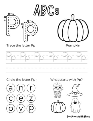 ABCs The Letter P is For Pumpkin