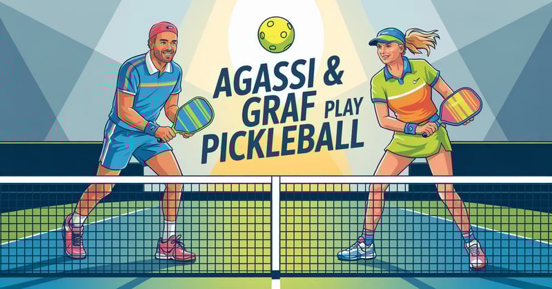 Why Tennis Legends Agassi and Graf Can’t Stop Playing Pickleball