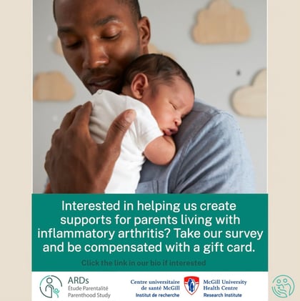 ParentHood and Arthritis Survey $15