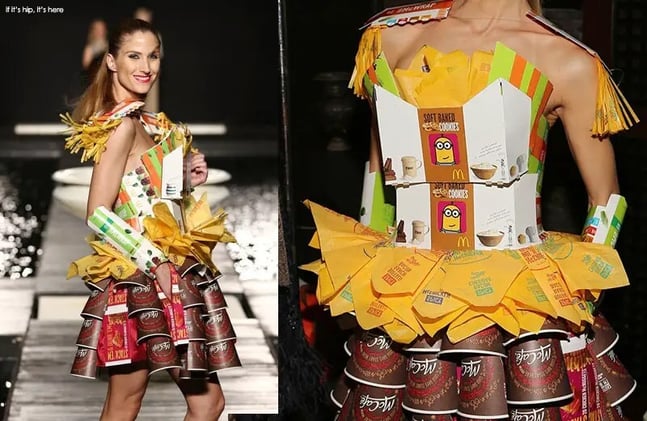 McD Couture: la primera línea de ropa creada con envoltorios de comida rápida