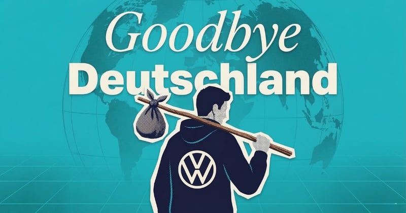 Goodbye Germany. VW Builds Its Future Elsewhere
