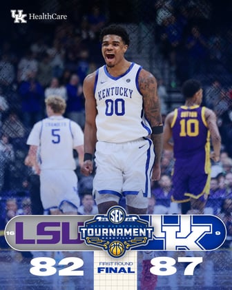 Big Blue Brew 3/12: MBB Advances to SEC Tourney 2nd Round