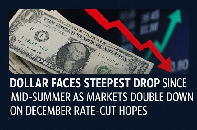 Dollar Faces Steepest Drop Since Mid-Summer as Markets Double Down on December Rate-Cut Hopes