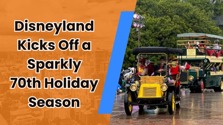 🎄 Disneyland has flipped the holiday switch!