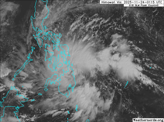 Tropical Depression (Invest 92W / Verbena) – Tropical Cyclone Advisory #1: 0000 UTC 24 November 2025