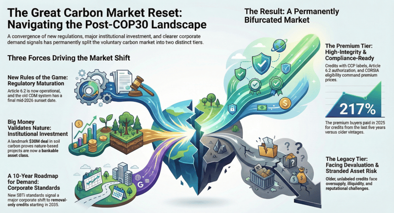 COP30 Delivers Historic Transition: $30M Soil Carbon Breakthrough, Article 6.2 Goes Live, CDM Retirement Timeline Set