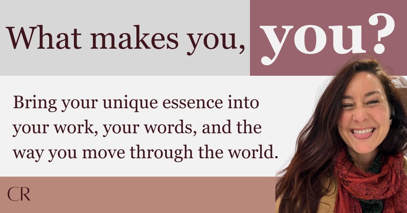 What Makes You, You? You are Your Own Niche.