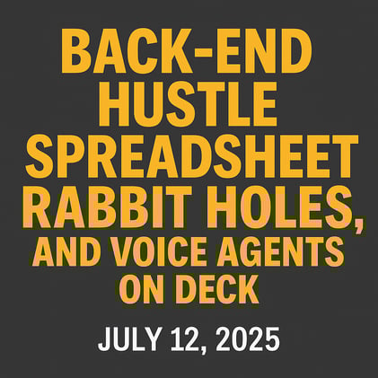 July 12, 2025 – Daily Recap