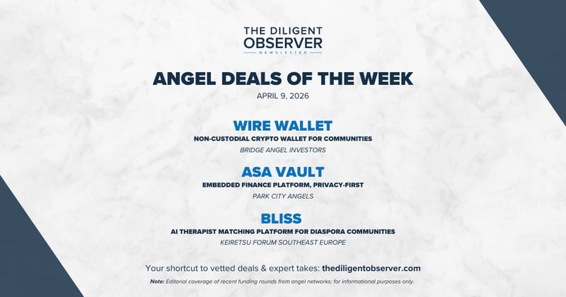 Diaspora Therapy Platform Raises $270K, Sequoia's Original Apple Investment Memo Unveiled, and Why Most Businesses Shouldn't Raise Venture