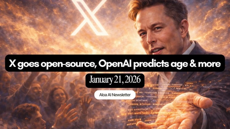 X goes open-source, OpenAI predicts age & more (January 21, 2026)
