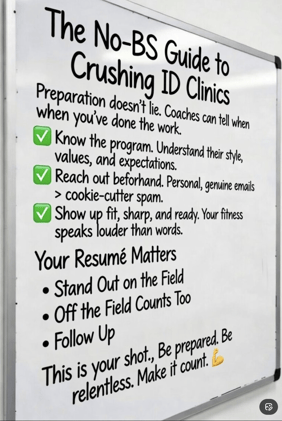 So You Want To Play College Soccer? -  The No-BS Guide to Crushing Winter ID Clinics!