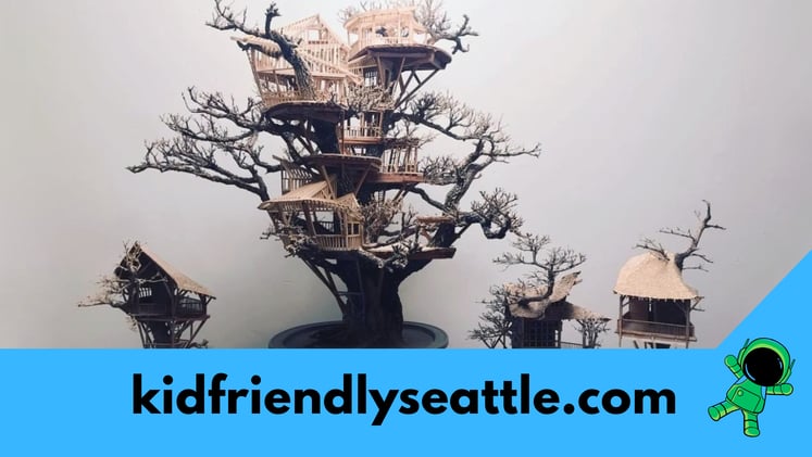 🐙 Kid Friendly Seattle - Bonsai Tree Houses and Sand Castles