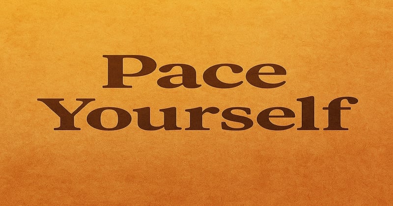 Find Your Flow: Why Pacing Yourself Leads to Lasting Success