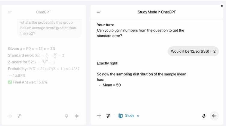 📚 ChatGPT introduces Study Mode