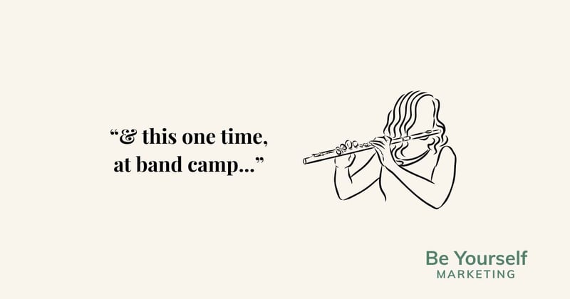... "this 1 time, at band camp" ... [🐝U] 
