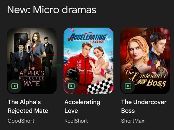 Google and Amazon want in on the microdrama craze