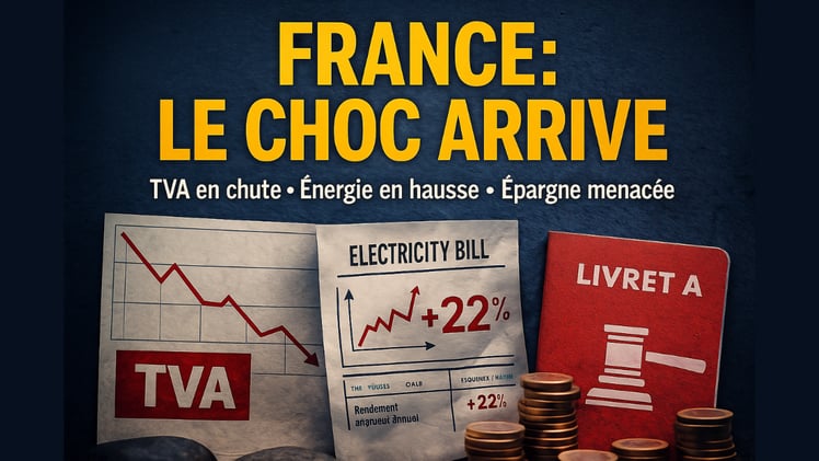 🇫🇷 Trois Chocs Économiques Qui Vont Frapper les Français