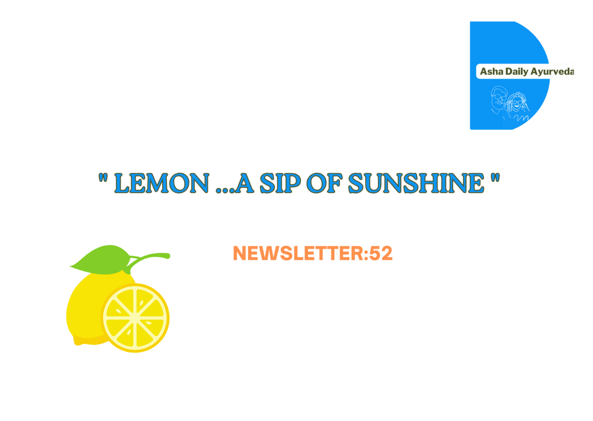 Lemon ...a sip of sunshine 