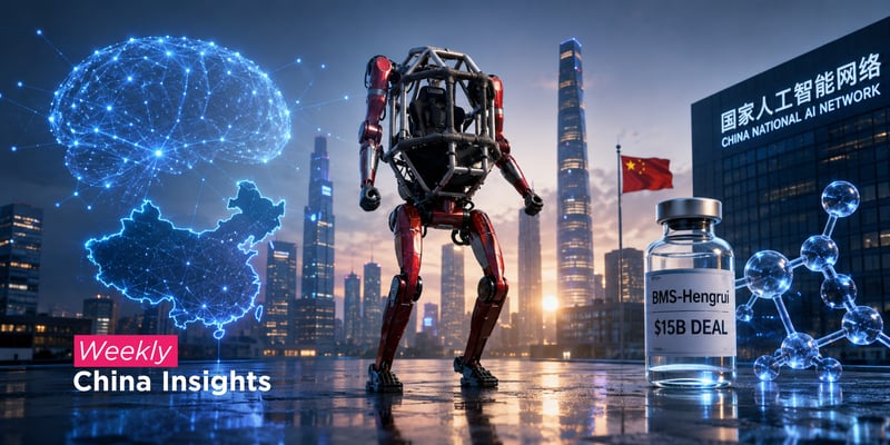 Unitree Mecha Suit Viral 🤖 China National AI Network 🧠 BMS-Hengrui $15B Deal 💊