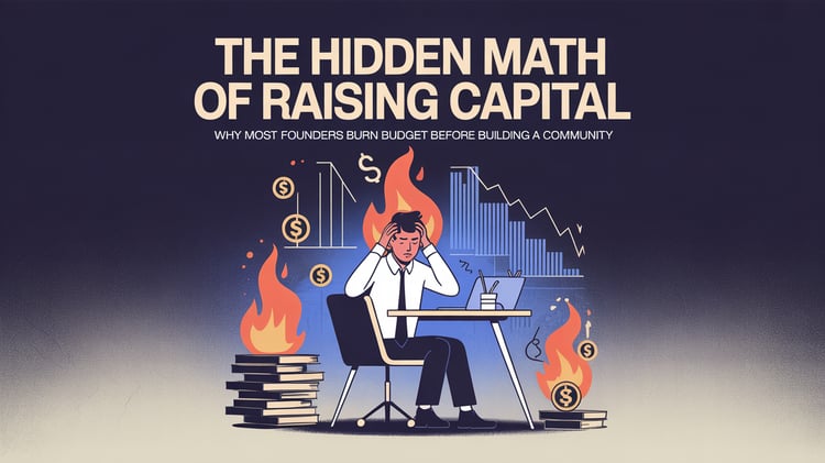 The Hidden Math of Raising Capital: Why Most Founders Burn Budget Before Building a Community