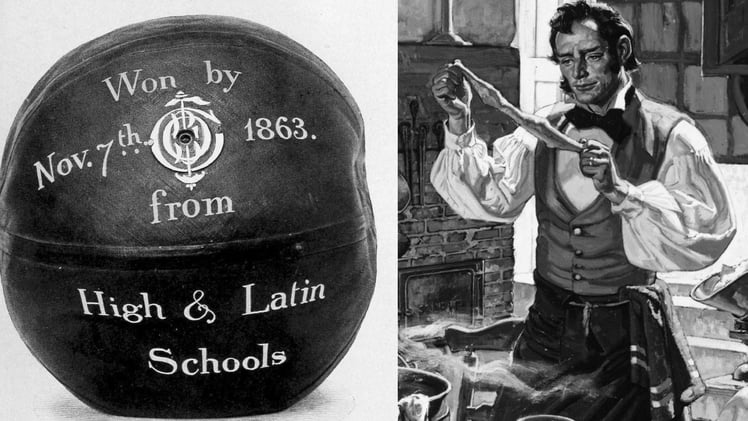 The First Soccer Ball in the World