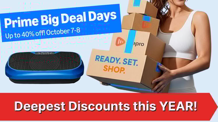 Shopping Prime Deals? Extra Savings & Deb's Top Pics on Vibration Plates, and Self Care Tools to Ease Symptoms