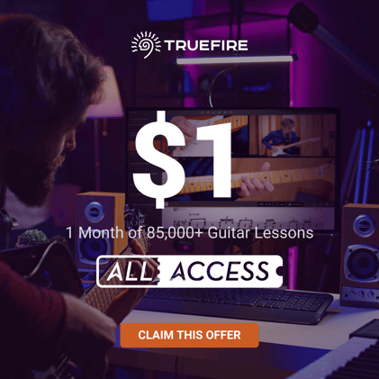 Master Your Next Jam Session - 83,000+ Guitar Lessons for $1