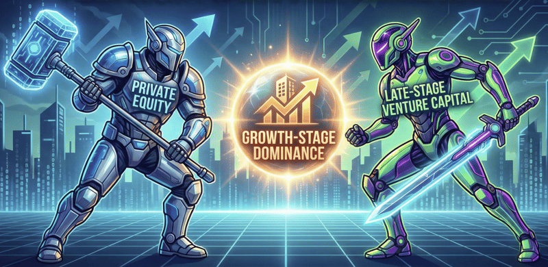 The Battle for Growth-Stage Dominance: Private Equity vs. Late-Stage Venture Capital